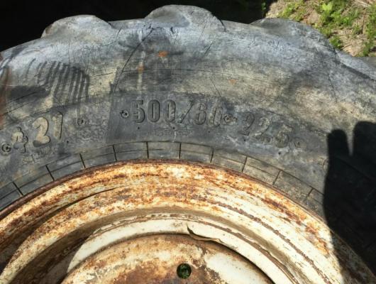 Dumper  wheel and tyre 500 60 225 £100 plus vat £120