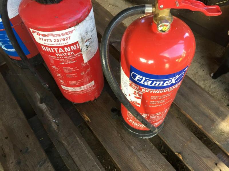 Fire Extinguisher part filled 9kg powder £12